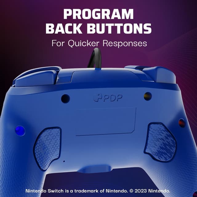 Detalle de Controlador Cableado PDP Afterglow Wave para Nintendo Switch