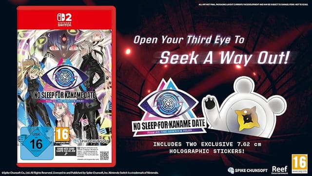 Detalle de No Sleep For Kaname Date — From AI: THE SOMNIUM FILES Aiba Edition (Nintendo Switch 2)
