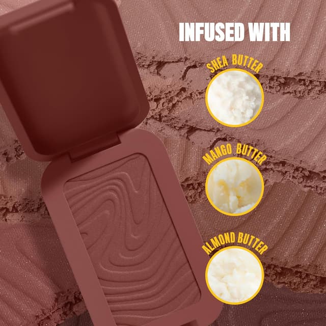 Detalle de NYX Professional Makeup Buttermelt Bronze Bronzer (Gesicht & Körper) Deserve Butta, 5 g – cremig-pudriger Bräunungseffekt