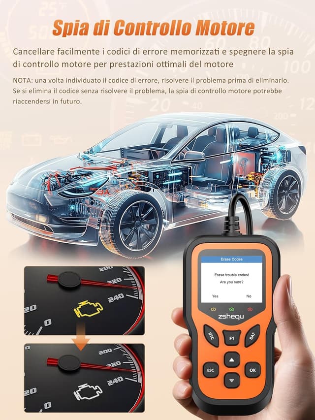 Thumbnail 2 de OBD2 Diagnosi Auto Scanner OBDII 2,4"