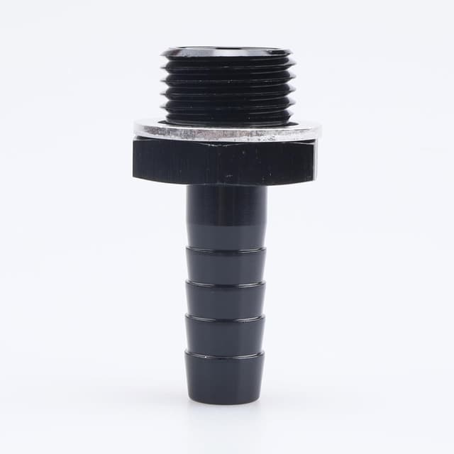 Detalle de AC Performance straight metric male to 3/8 hose barb fitting adapter (M12x1.5)