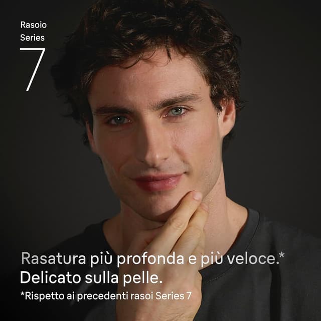 Detalle 2 de Braun Serie 7 Rasoio Elettrico Barba 60 Min