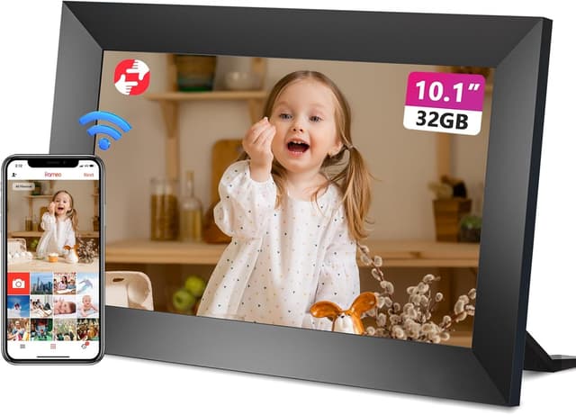 Imagen de ACDOKE 10,1 Zoll Digitaler Bilderrahmen WLAN en OfertitasTOP