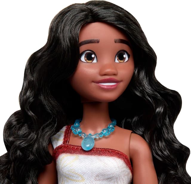 Detalle de Mattel Disney Vaiana 2 Muñeca de moda Vaiana con 2 accesorios JBT56