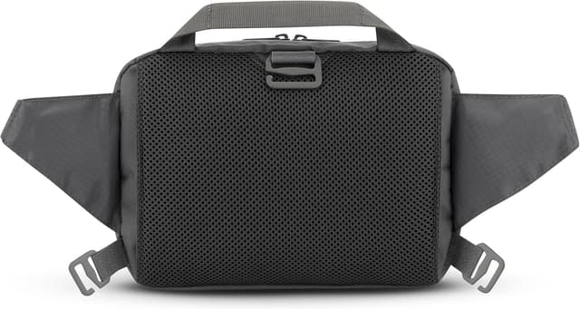 Detalle 2 de Johnny Urban Trav(a) Marsupio Uomo Donna Grigio Travis con Airmesh e tracolla regolabile