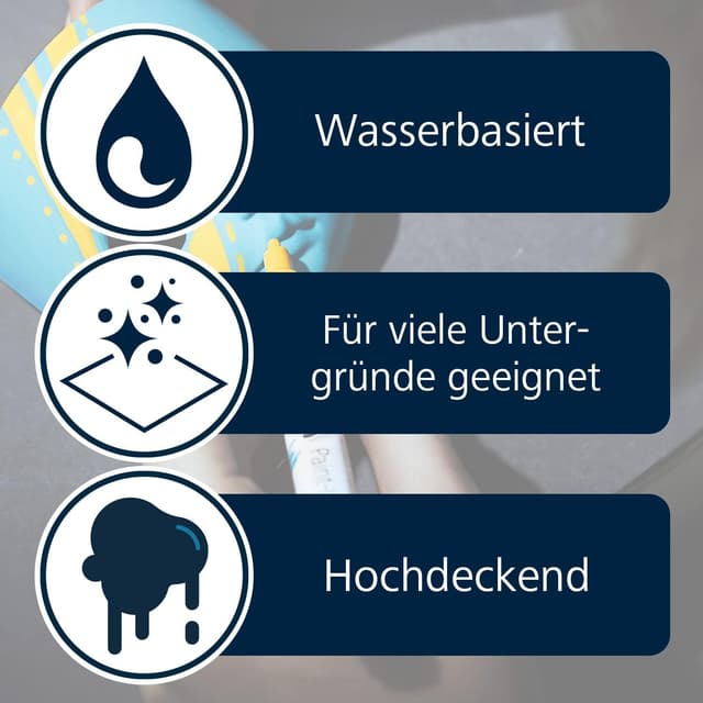 Detalle de Schneider Paint-It Acrylstifte 120202 im 5er Pack, rot – deckender Acrylmarker mit 4 mm Rundspitze