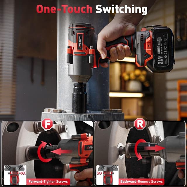 Thumbnail 6 de Avhrit Cordless Impact Wrench 1600 N.m