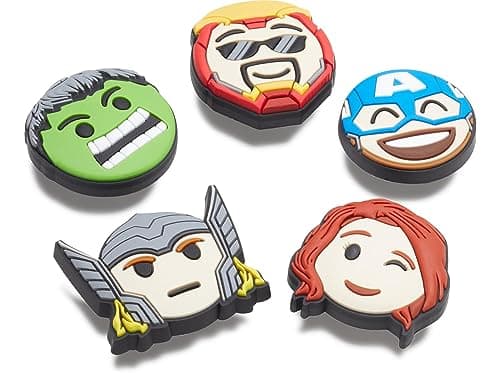 Imagen de Crocs 5-pack Marvel Jibbitz, encantos Avengers 🎁 en OfertitasTOP