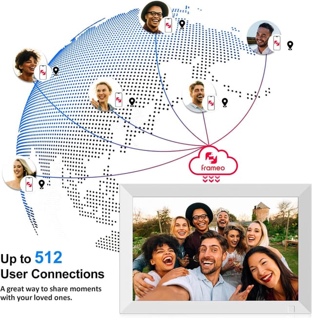 Thumbnail 4 de GGUA 10.1-inch WiFi digital photo frame 64GB 🖼