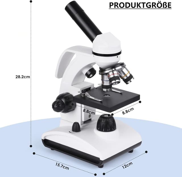 Thumbnail 6 de Slevoo Mikroskop 40x–1000x für Kinder und Studenten