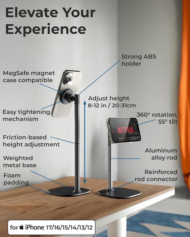 Thumbnail 5 de COOPER MagStand Adjustable MagSafe iPhone Stand