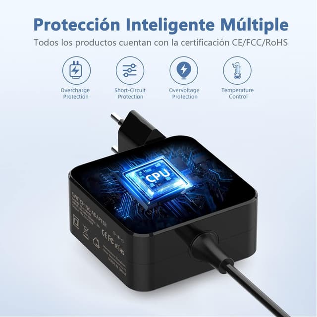 Thumbnail 4 de Cargador 45W compatible con ASUS VivoBook 19V 2.37A