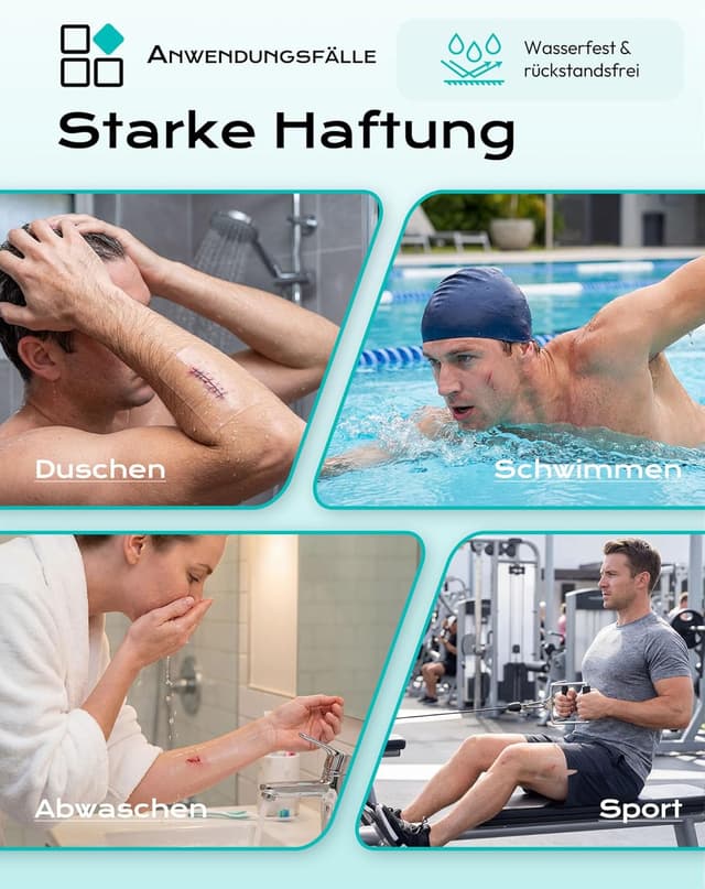 Thumbnail 6 de daidora Hydrokolloid-Rolle Gesundheitspflaster 5×300 cm (Pickel Patch Rolle) mit Positionierstreifen