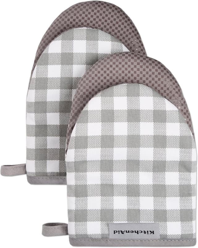 Thumbnail 5 de KitchenAid Gingham Mini Oven Mitt 5.5"x8"