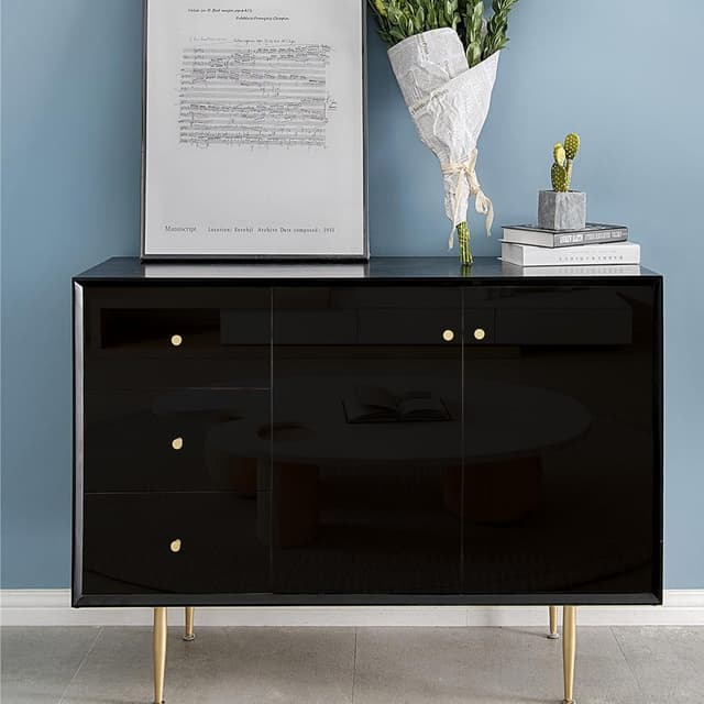 Thumbnail 4 de Hode Klebefolie Möbel Schwarz Hochglanz 40cmX3m