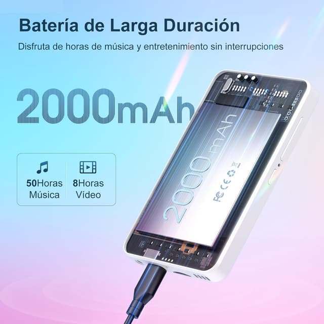 Thumbnail 5 de MECHEN H1-Pro Reproductor MP3 Android 4” 2000mAh