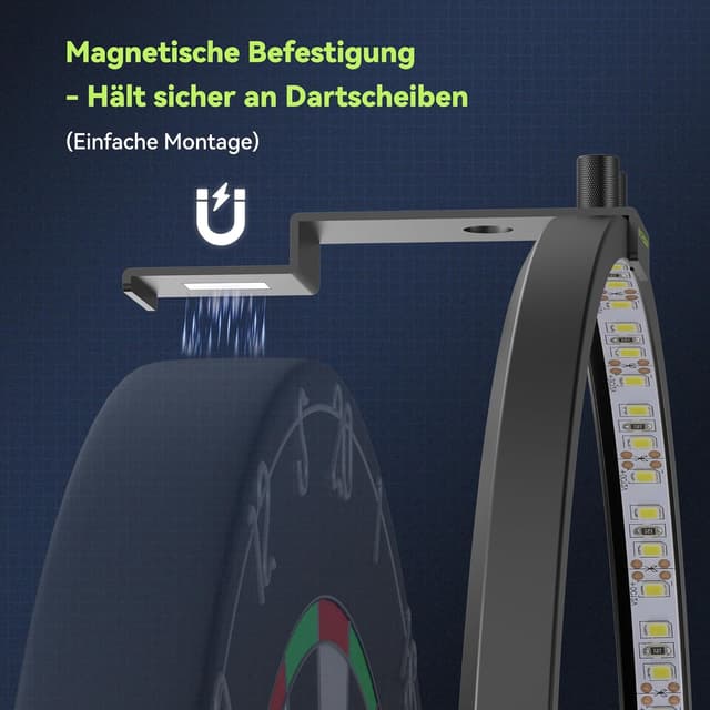 Detalle de STASUN 360°Dart Beleuchtung 12W