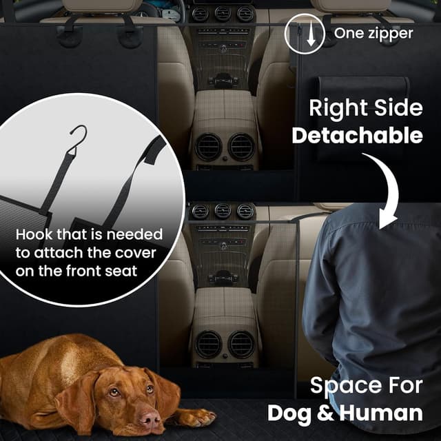 Thumbnail 1 de Naloo's World Funda para Asiento Trasero 147x137 cm