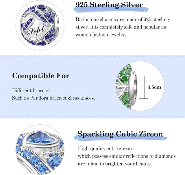 Thumbnail 5 de LANBEIDE Pandora Birthstone Charms