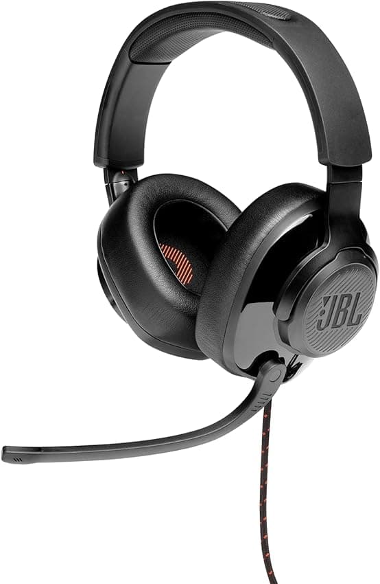 Detalle de JBL Quantum 200 Auriculares para gamers con micrófono