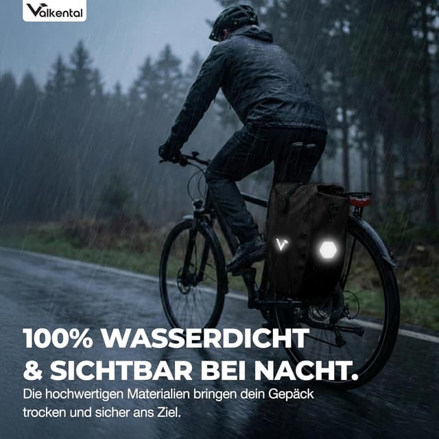 Thumbnail 4 de Valkental ValkBasic Gepäckträgertasche 62 x 32 x 17