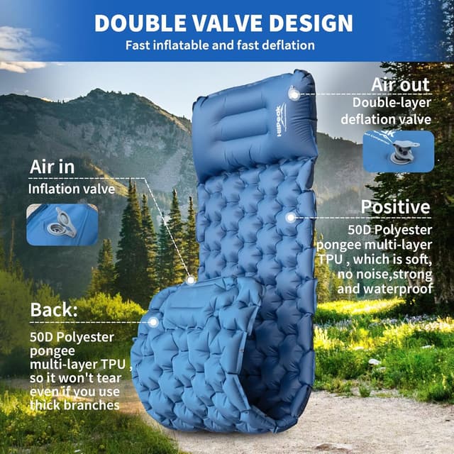 Thumbnail 4 de HiiPeak Sleeping Pad 3in ultralight mat
