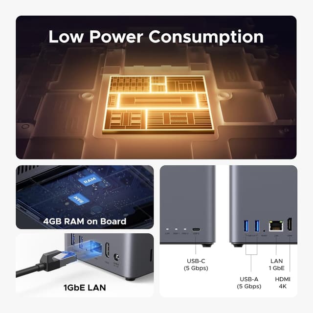 Detalle 2 de UGREEN NAS DH2300 2-Bay NAS storage
