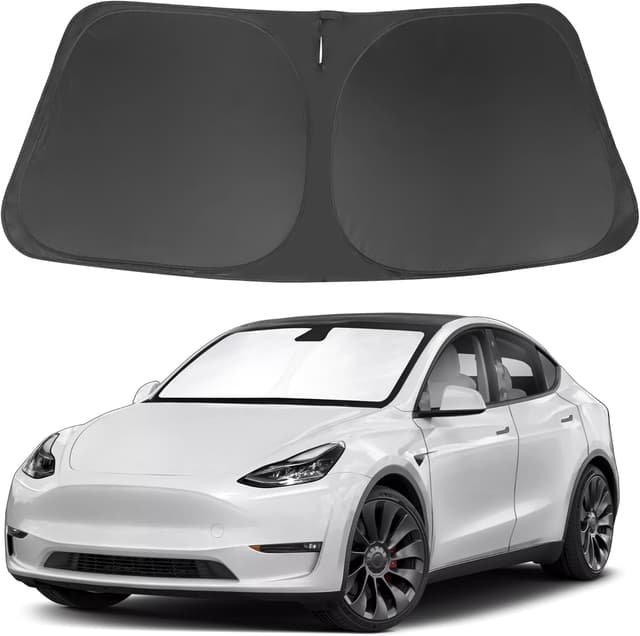 Detalle de LHFLIVE Windshield Sun Shade for Honda CR-V (2017–2022) — Custom-Fit Heat & UV Protection