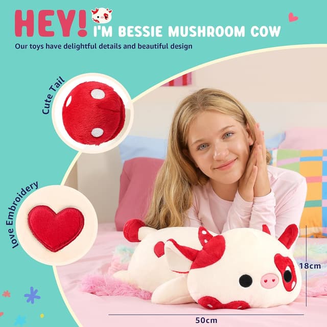 Thumbnail 4 de Shownicer Wärmekissen Kuh 50 cm