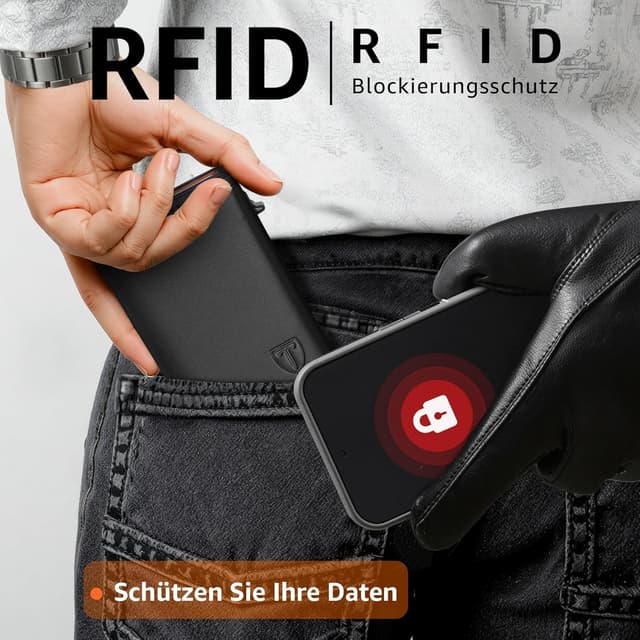 Detalle 2 de TEEHON Smart Wallet 3.0 Geldbörse mit RFID