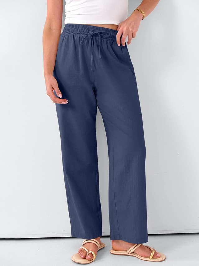 Thumbnail 2 de ANRABESS Womens Casual Pants High Waist drawstring 2026