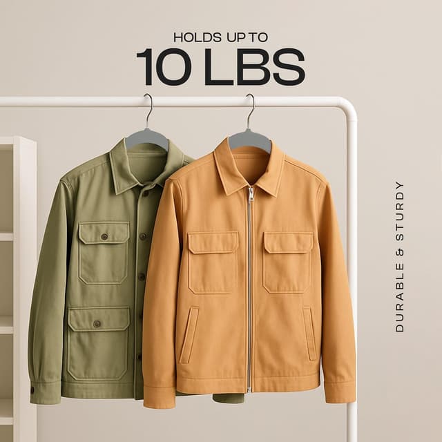 Thumbnail 4 de Utopia Home Perchas Terciopelo 20 unidades