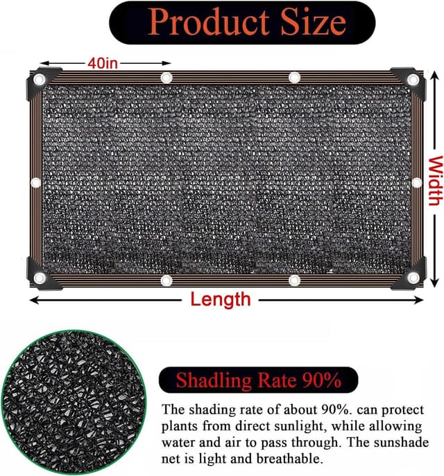 Thumbnail 3 de ZOZIJIU Malla de Sombra 2.5x4m para Exterior ☂