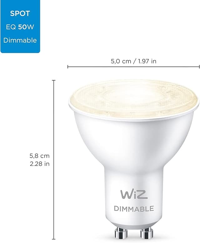 Thumbnail 5 de WiZ - Bombilla LED Intelligente Wi-Fi 4,9W 🕯️ - Pack de 2