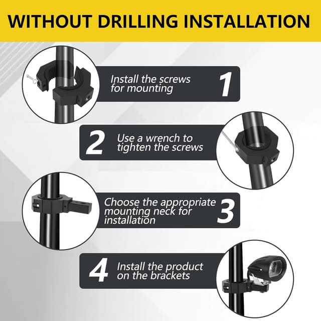Thumbnail 2 de Chelhead Drehbare Halterung für 2,5–5 cm Rohre