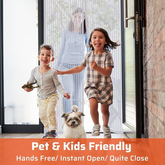 Thumbnail 4 de Anpro Magnetic Door Screen 90x212 cm