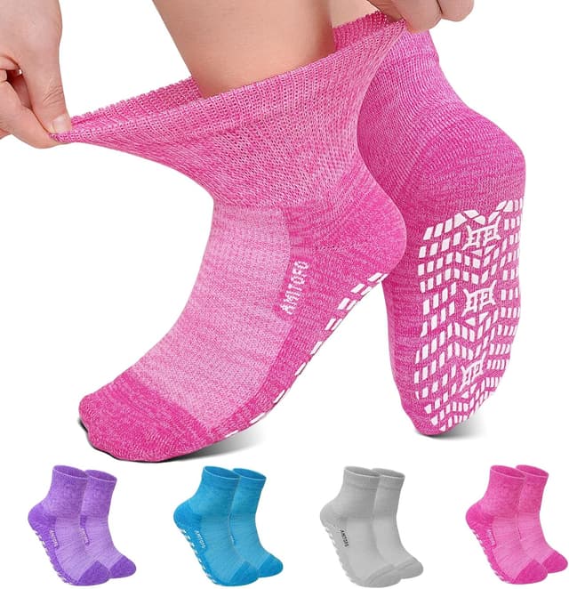 Detalle de LOFIR Diabetic Socks Bamboo non-slip 6–14, 4 pairs