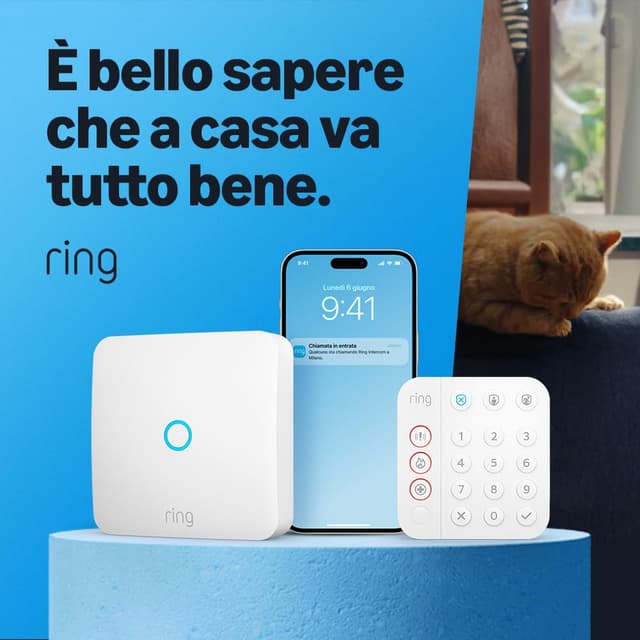 Thumbnail 6 de Kit Ring Alarm S con videocamera interna 2ª gen. (Indoor Camera) + abbonamento Ring Home richiesto