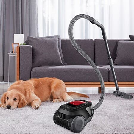 Detalle 1 de VC5506NHTCR Obersexc Aspirador sin bolsa 650 W rojo 🧹