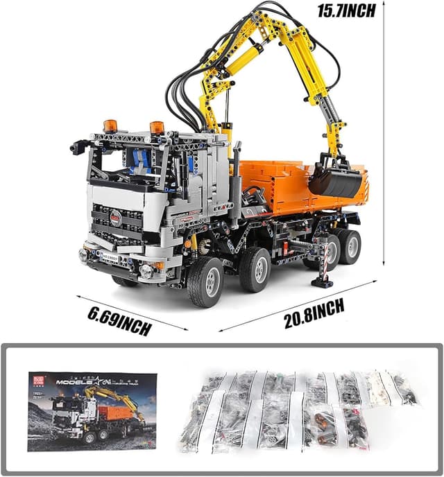 Thumbnail 1 de Mould King 19007 Technik Kran LKW