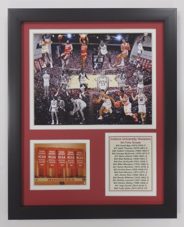 Detalle de Legends Never Die NCAA All-Time Greats Framed Photo Collage (Handmade USA)