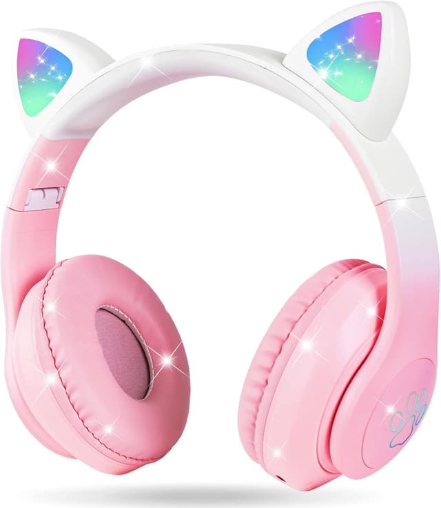 Detalle de Kinder Bluetooth Kopfhörer 105 dB Katzenohren