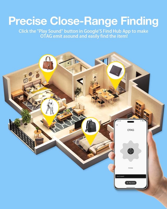 Thumbnail 4 de Air Tags for Android 4-Pack tracker
