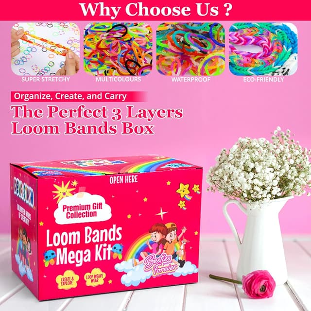 Detalle de DEVA DEVA STASH loom bands kit 15200+