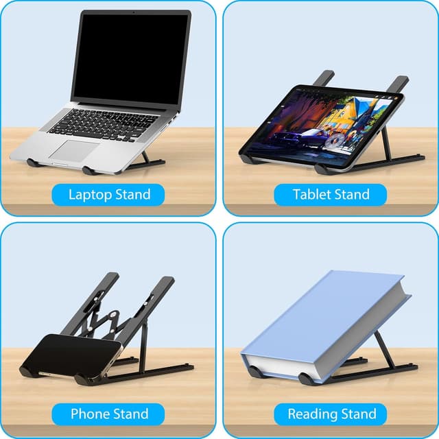 Thumbnail 5 de Nayka Adjustable Laptop Stand for 10–15.6" laptops
