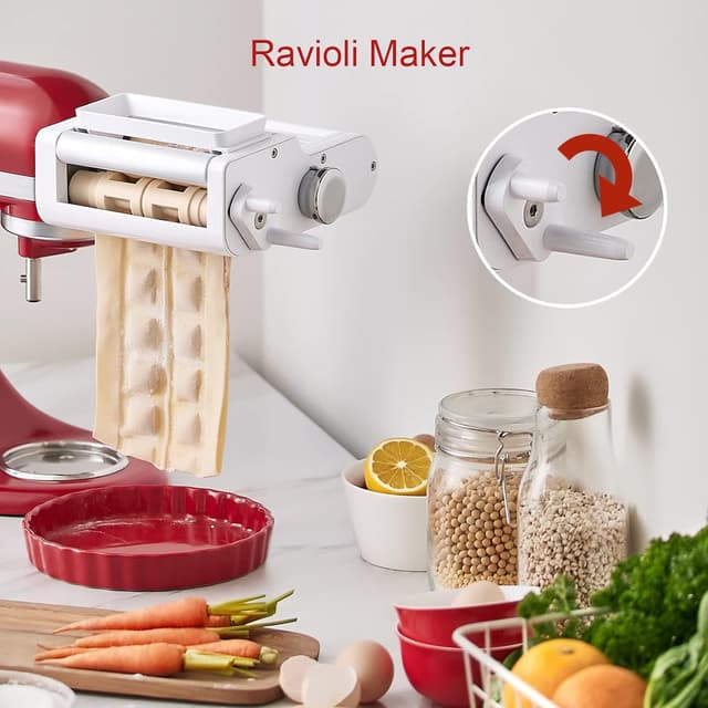 Thumbnail 1 de ANTREE 3-IN-1 Pasta Attachment for KitchenAid 🍝