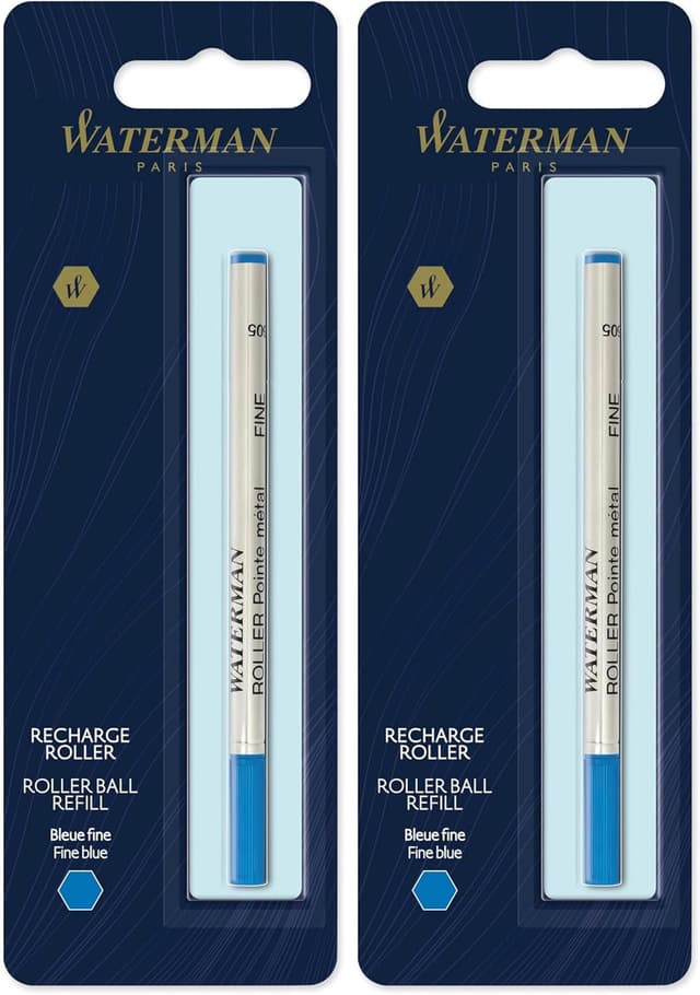 Thumbnail 6 de Waterman recambios rollerball 2 uds tinta negra