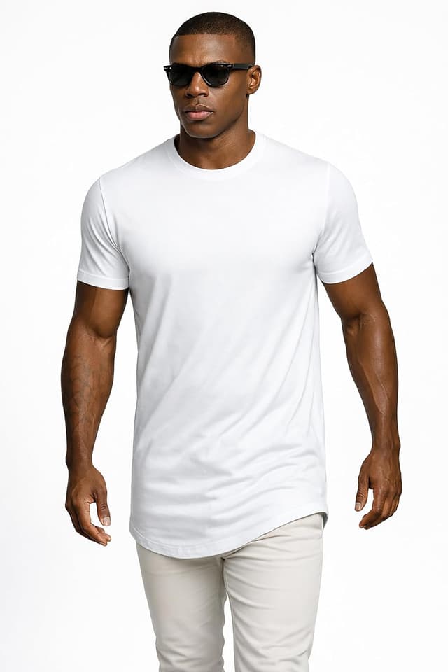 Detalle de Leif Nelson T-shirt homme col rond LN-8281