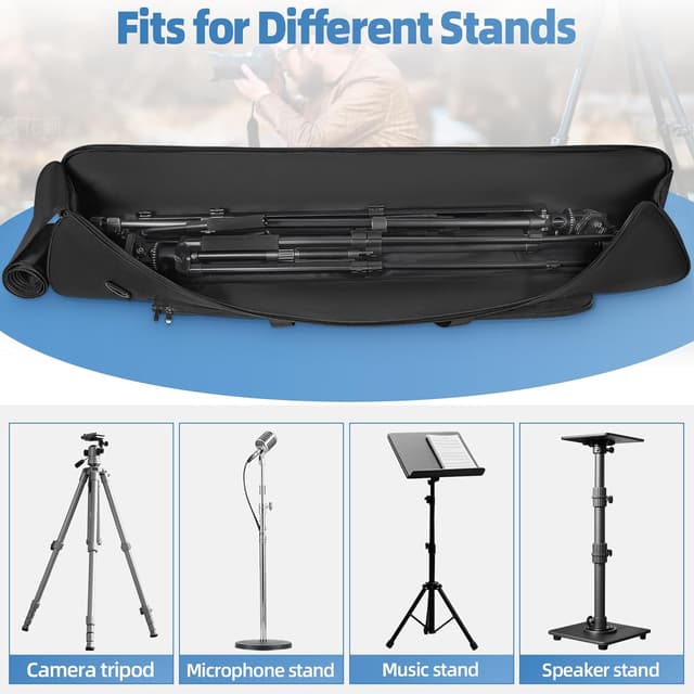 Detalle de 152.4cm Tripod Bag – Waterproof padded carry case for light stands, tripods & audio gear