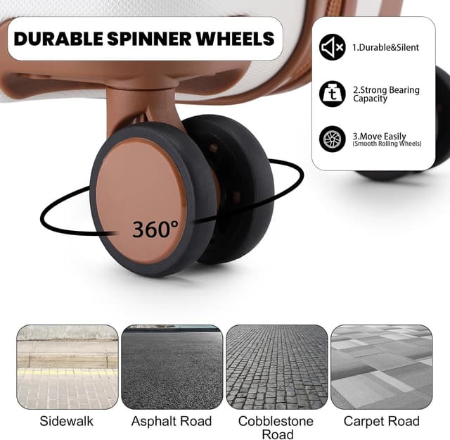 Detalle 2 de British Traveller Hartschalenkoffer 91 l